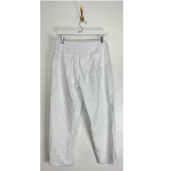 Frank & Eileen White Cropped Pants - Picture 9 of 14